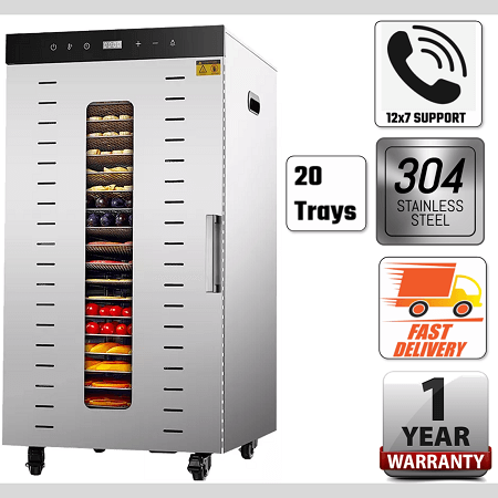 20-trays-Fruit-vegetable-food-dehydrator-machine-manufacturer